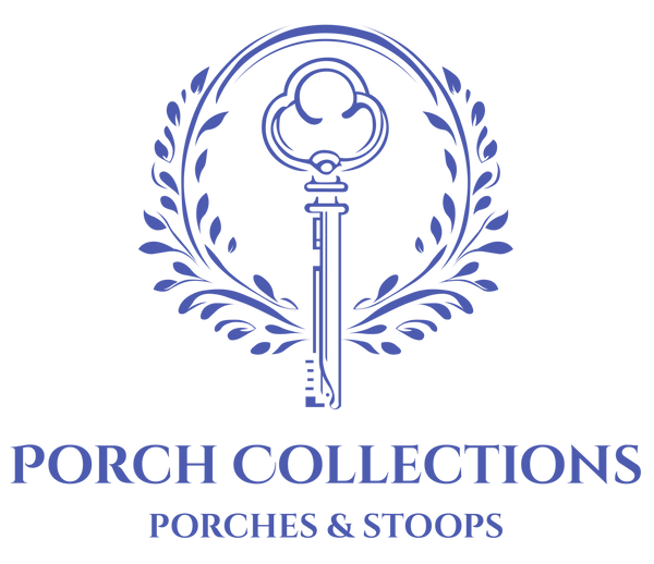 Porch Collections Logo of Key and Garland