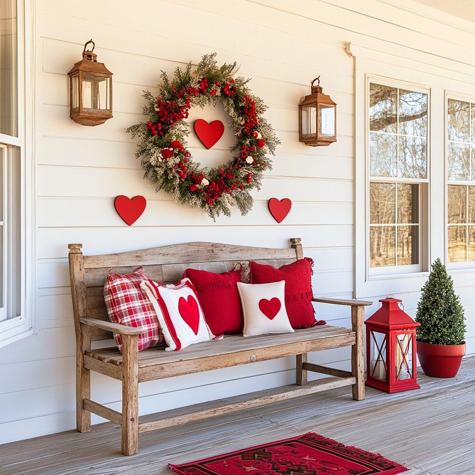 Valentine's Day Porch